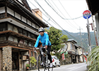 自転車に乗ったまま、チェックインできる岡山発の温泉ホテル!!